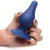 XR Brands® Squeeze-It™ Squeezable Tapered Anal Plug Large Blue - Rolik®