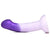 XR Brands® Strap U® G-Swirl G-Spot Silicone Dildo Purple - Rolik®