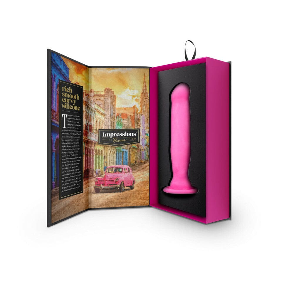 Blush Novelties® Impressions® Havana Remote Rechargeable Vibrating Dildo - Rolik®