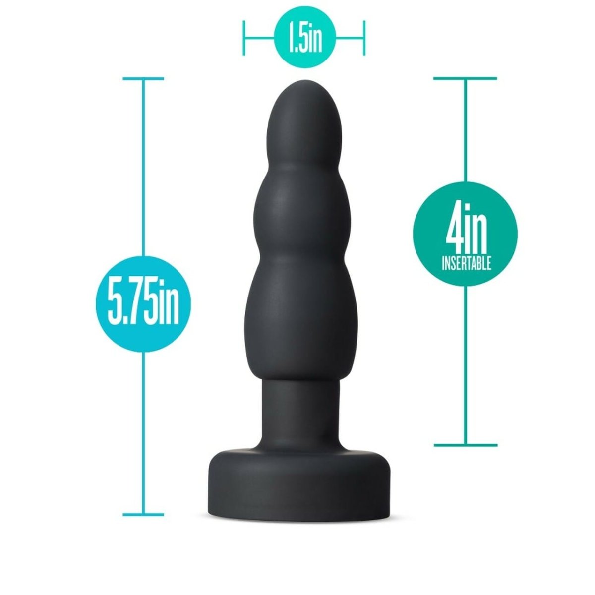 Anal Adventures Platinum Remote Propel Plug - Rolik®