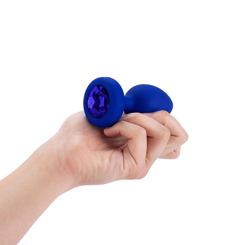 B - Vibe™ Vibrating Jewel Plug L/XL - Rolik®