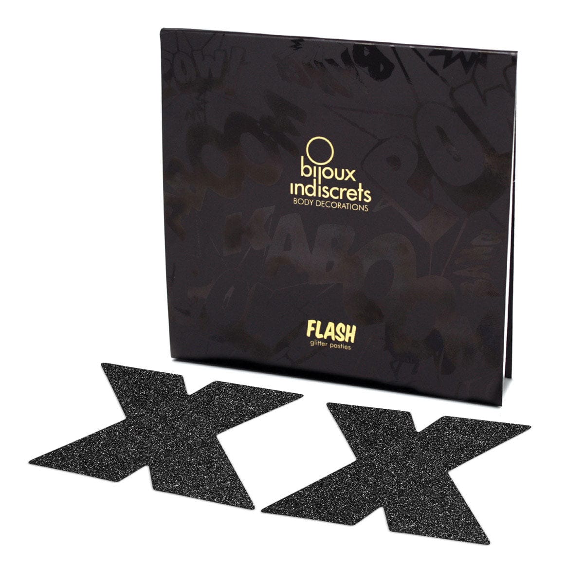 Bijoux Indiscrets Flash Pasties Black Cross - Rolik®