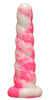 Split Peaches Bubble Gum Candy Twist Unicorn Horn Dildo Large - Rolik®