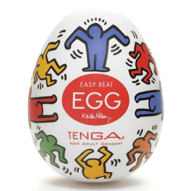 Tenga® Eggs Disposable Masturbator Keith Haring Edition - Rolik®