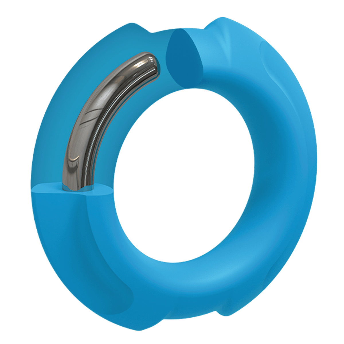 Doc Johnson® OptiMALE™ FlexiSteel Silicone with Metal Core C - Ring - Rolik®