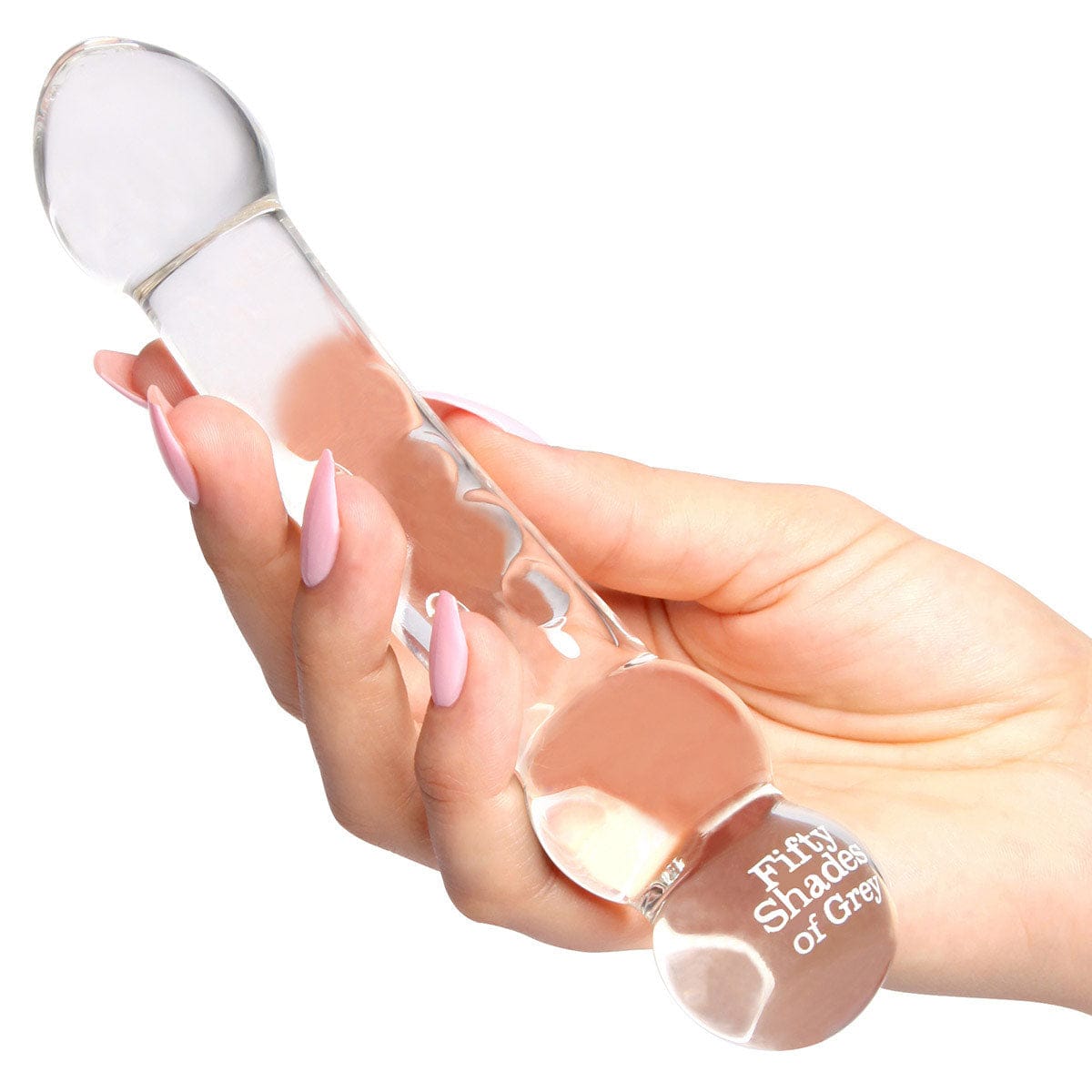 Fifty Shades Drive Me Crazy Glass Dildo - Rolik®