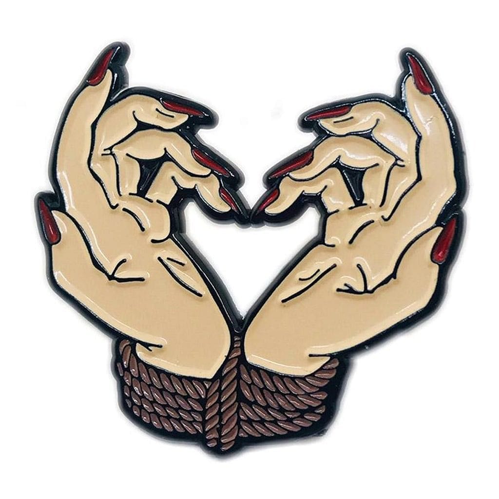 Geeky and Kinky Bound By Love Enamel Pin - Rolik®