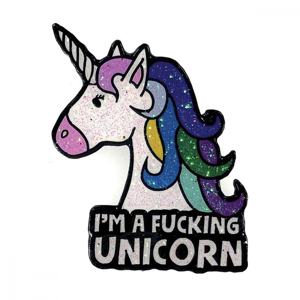 Geeky and Kinky I'm A F*cking Unicorn Enamel Pin - Rolik®