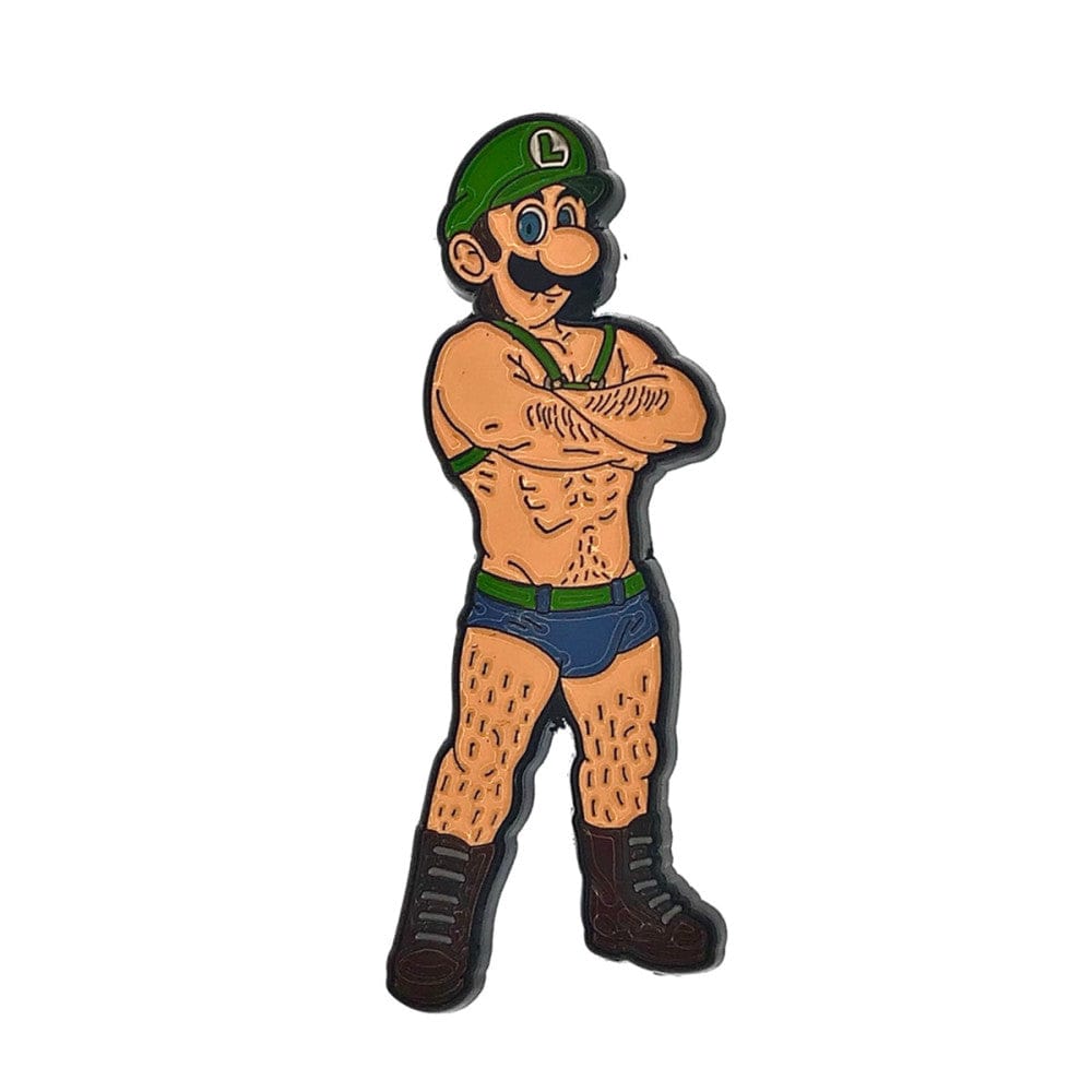 Geeky and Kinky Louie Enamel Pin - Rolik®