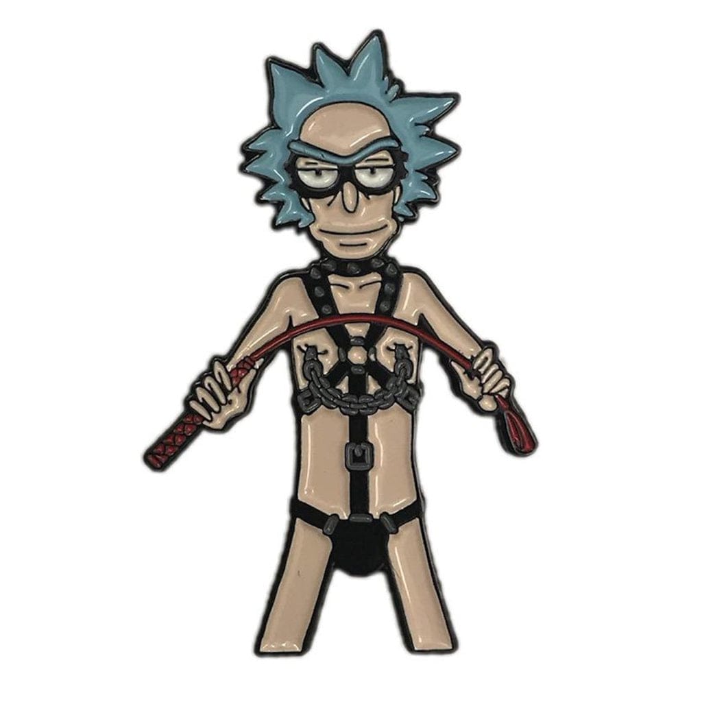 Geeky and Kinky Master Rick Enamel Pin - Rolik®