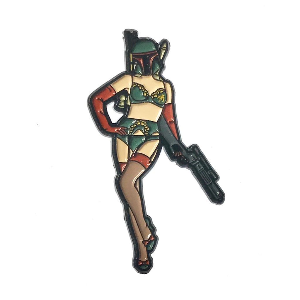 Geeky and Kinky Miss Fett Enamel Pin - Rolik®