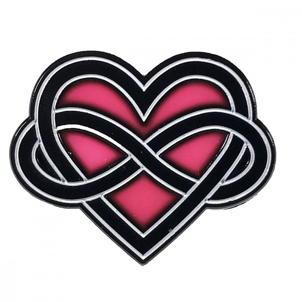 Geeky and Kinky Polyamory Enamel Pin - Rolik®