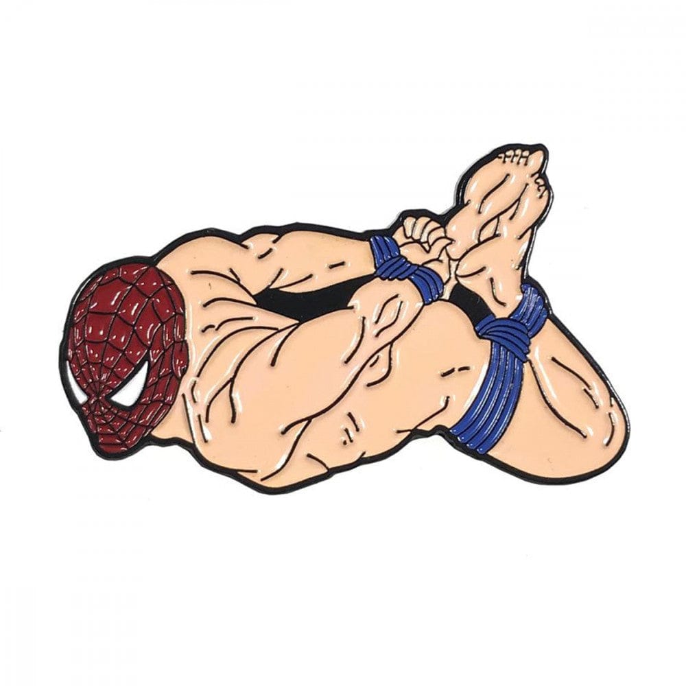 Geeky and Kinky Rope Bottom Peter Enamel Pin - Rolik®