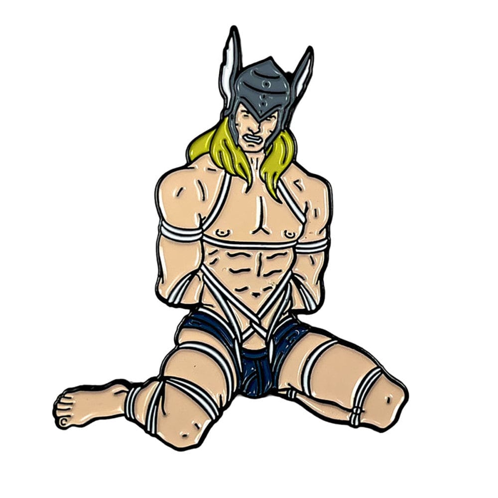 Geeky and Kinky The Thunder God Enamel Pin - Rolik®