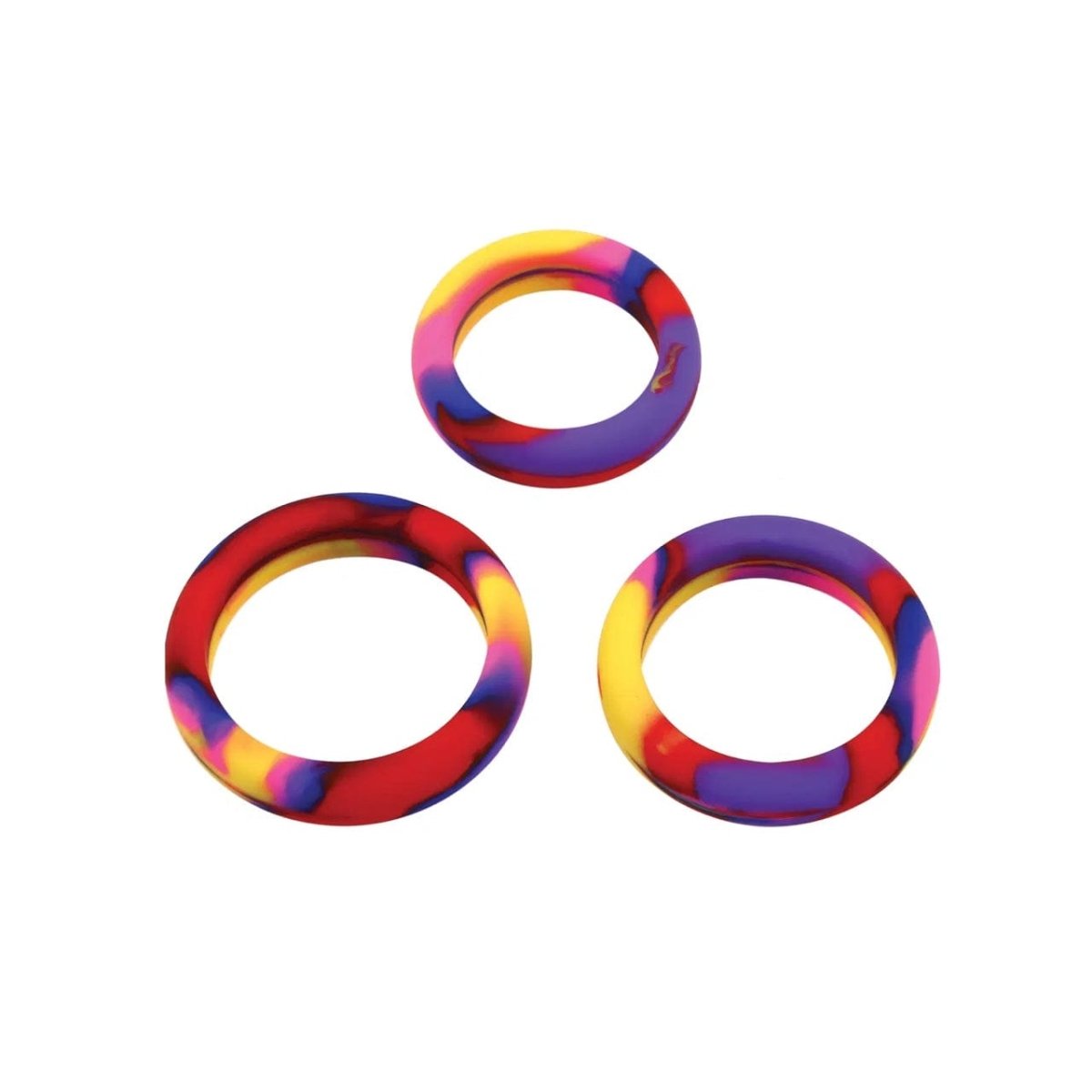 Gender Fluid® Grip Me! Silicone Tension Rings Set of 3 - Rolik®