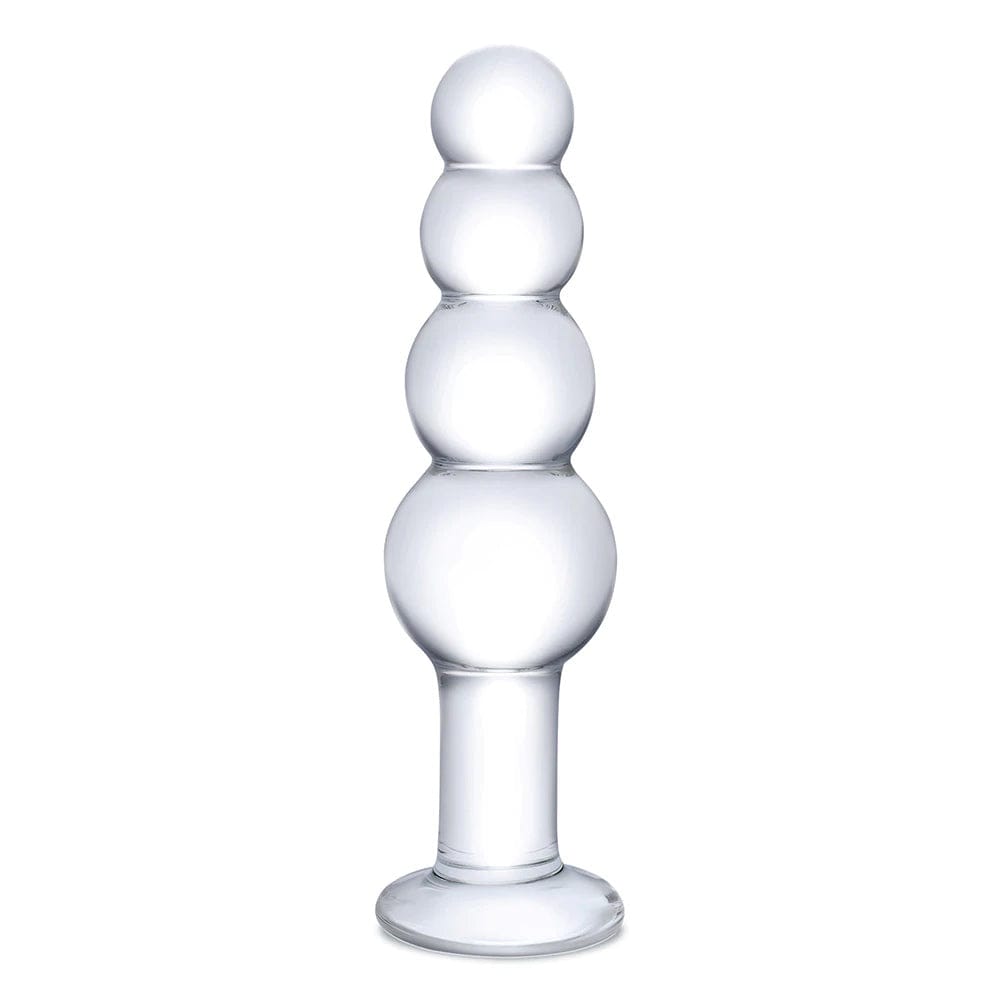 Gläs 7.25" Glass Beaded Butt Plug - Rolik®