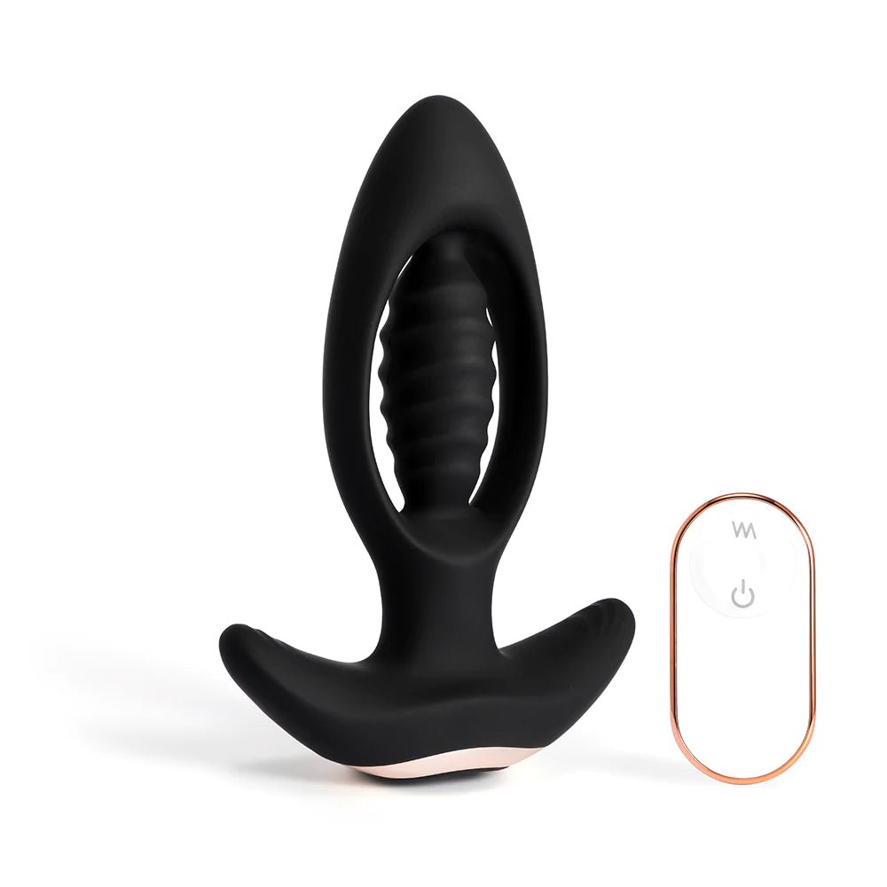 Honey Play Box Habiki Hollowed Vibrating Remote Anal Plug - Rolik®