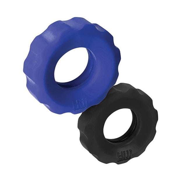 hünkyjunk Cog 2-Size C-Ring Set Blue Black - Rolik®