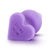 Blush Novelties® Naughtier Candy Heart Plug Do Me Now 3.5 Inch Purple - Rolik®