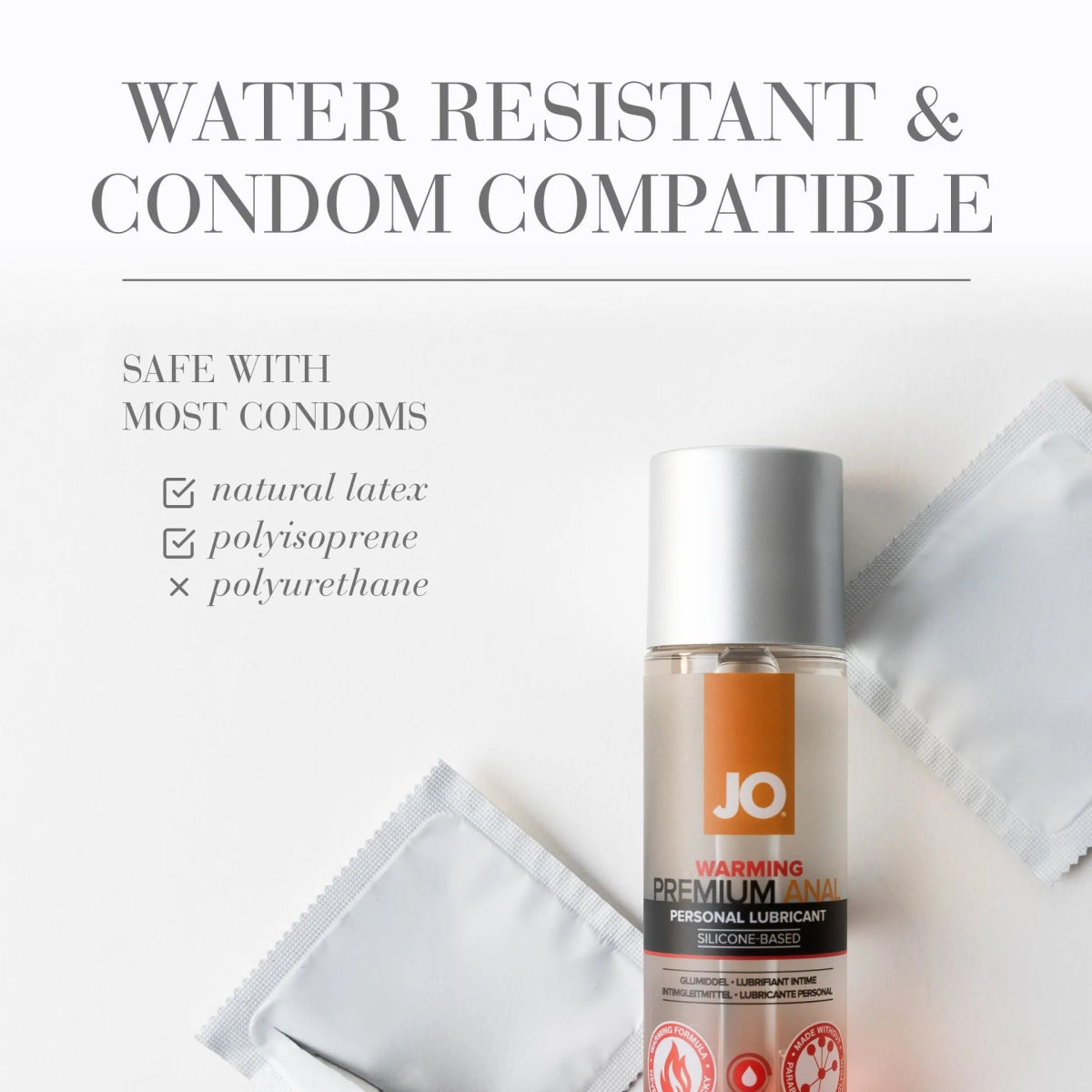 JO® Anal Premium Silicone - Based Warming Lubricant - Rolik®