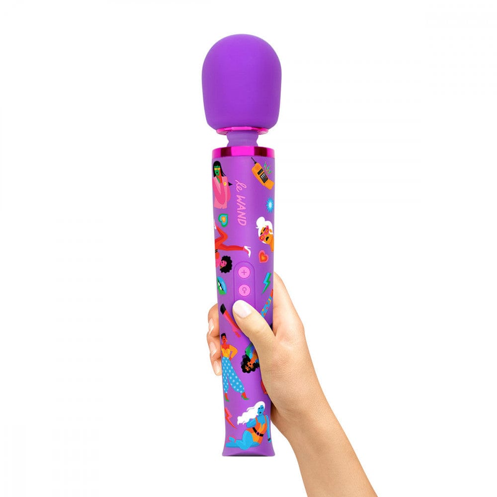 Le Wand Feel My Power Plug - in Wand Vibrator 2021 Special Edition by Jade Purple Brown - Rolik®