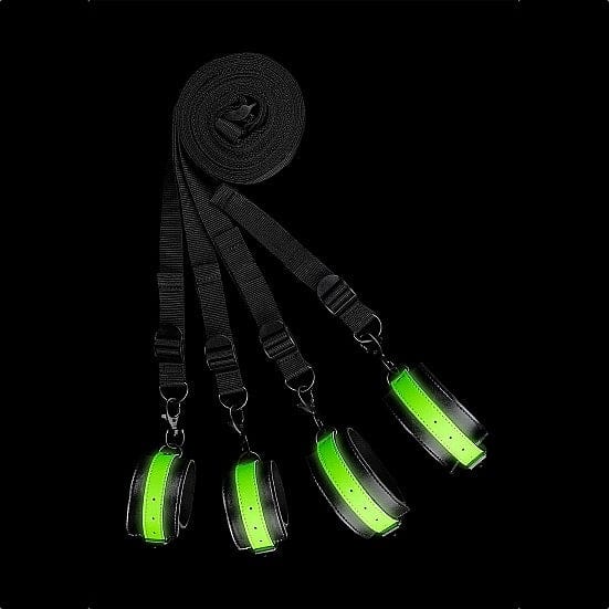 Ouch! Glow in the Dark Bed Bindings Restraint Kit - Rolik®