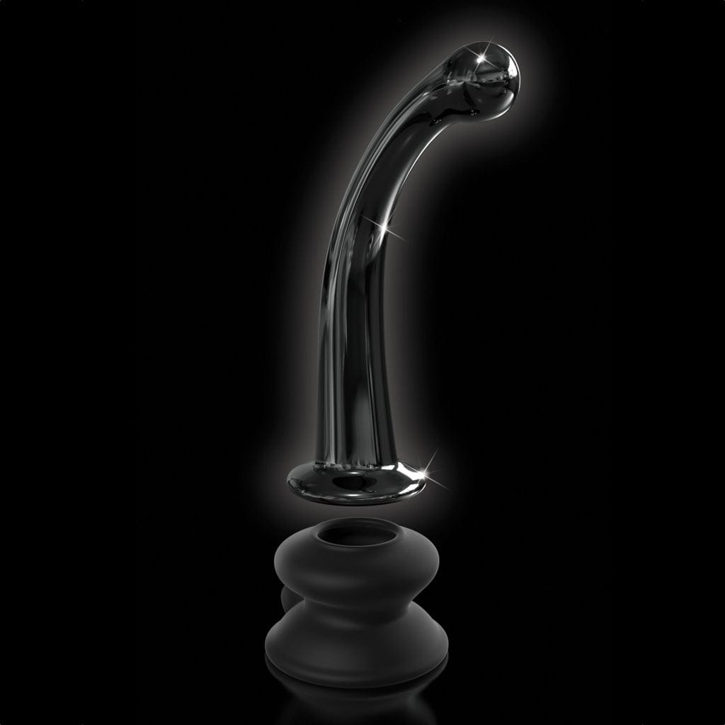 Pipedream® Icicles No. 87 Glass Suction Cup G-Spot Wand - Rolik®