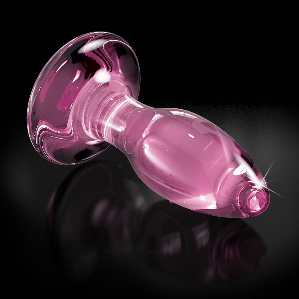 Pipedream® Icicles No. 90 Glass Suction Cup Anal Plug - Rolik®