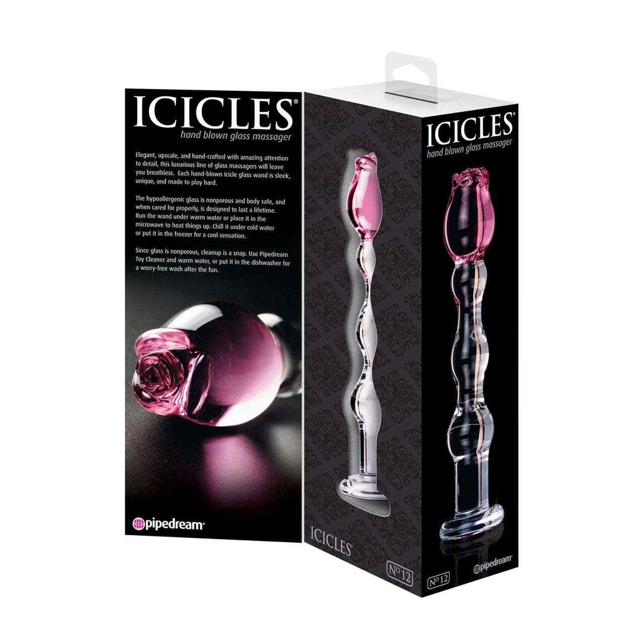 Pipedream® Icicles No 12 Glass Dildo - Rolik®