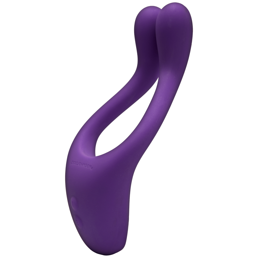 Doc Johnson® Tryst Multi-Erogenous Zone Silicone Massager Purple - Rolik®