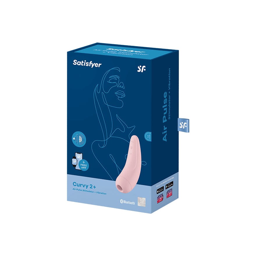 Satisfyer Curvy 2+ Air Stimulation Smart Vibrator - Rolik®