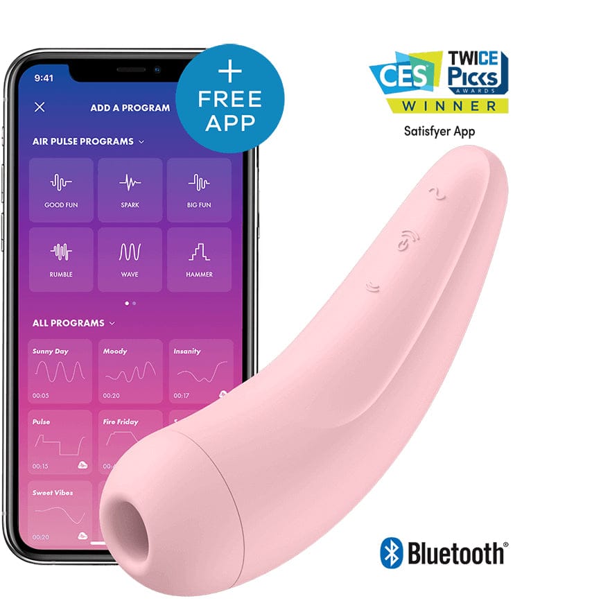 Satisfyer Curvy 2+ Air Stimulation Smart Vibrator - Rolik®