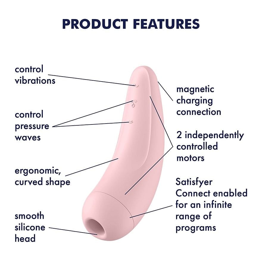 Satisfyer Curvy 2+ Air Stimulation Smart Vibrator - Rolik®