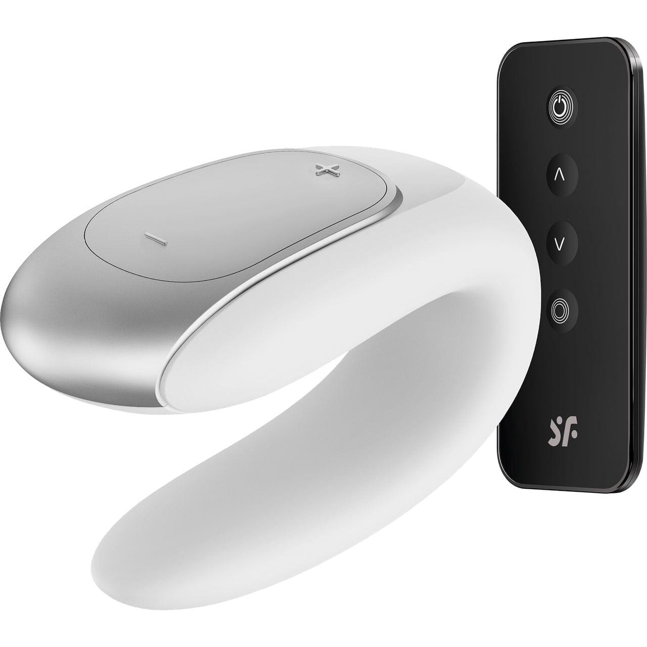 Satisfyer Double Fun Partner Remote Smart Vibe White - Rolik®