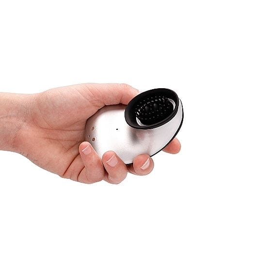 Twitch Hands-Free Suction + Vibration Toy Silver - Rolik®