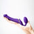 strap-on-me® Vibrating 3 Motor Remote Controlled Strap On Purple - Rolik®