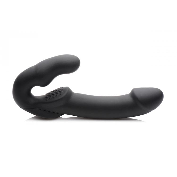 Strap U® Evoke Rechargeable Vibrating Silicone Strapless Strap On - Rolik®