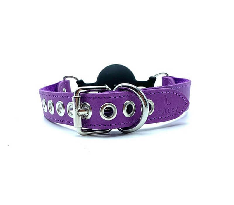 Lulexy Tango Luxury Breathable Silicone Ball Gag Purple - Rolik®