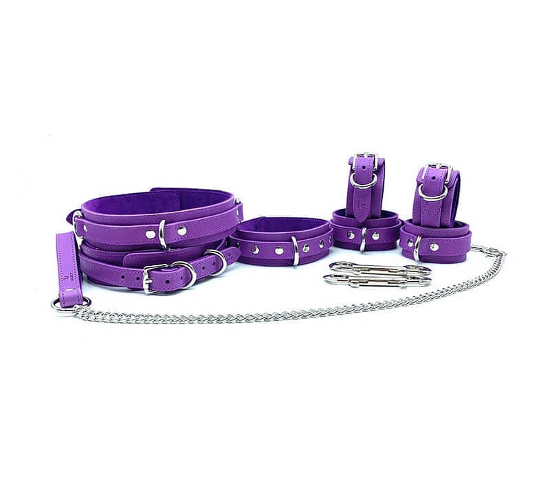 Lulexy Tango 7-Piece Luxury Bondage Set Purple - Rolik®