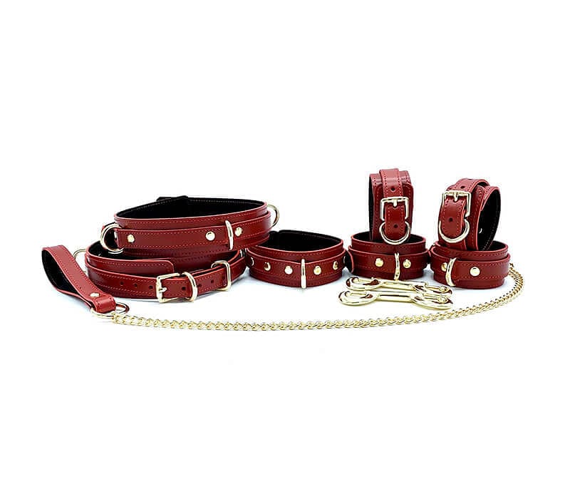 Lulexy Tango 7-Piece Luxury Bondage Set Red - Rolik®