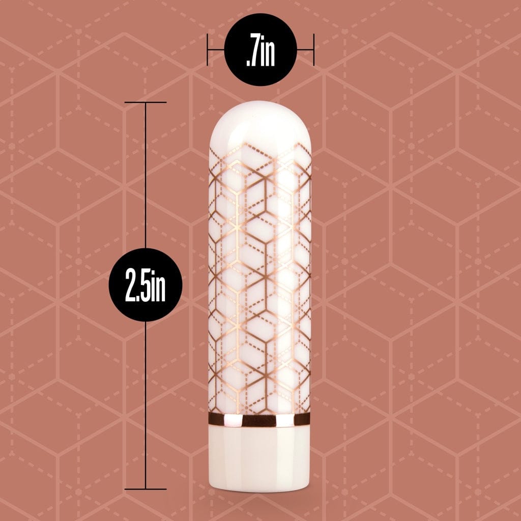 Blush Novelties® The Collection Glitzy Geo Rechargeable Bullet Vibe - Rolik®