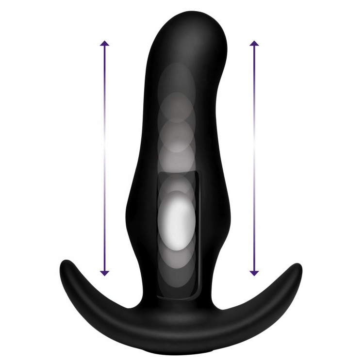 Thump It® 7x Curved Silicone Butt Plug - Rolik®