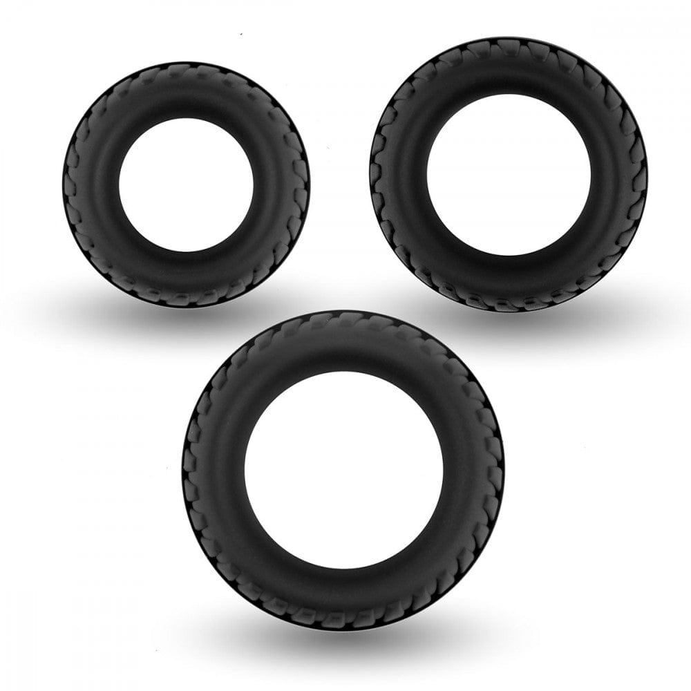 Velv'Or Rooster Floki 3 - Pack Soft Silicone C - Ring Set - Rolik®