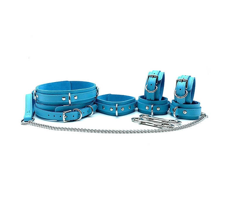 Lulexy Vienna 7-Piece Luxury Bondage Set Light Blue - Rolik®