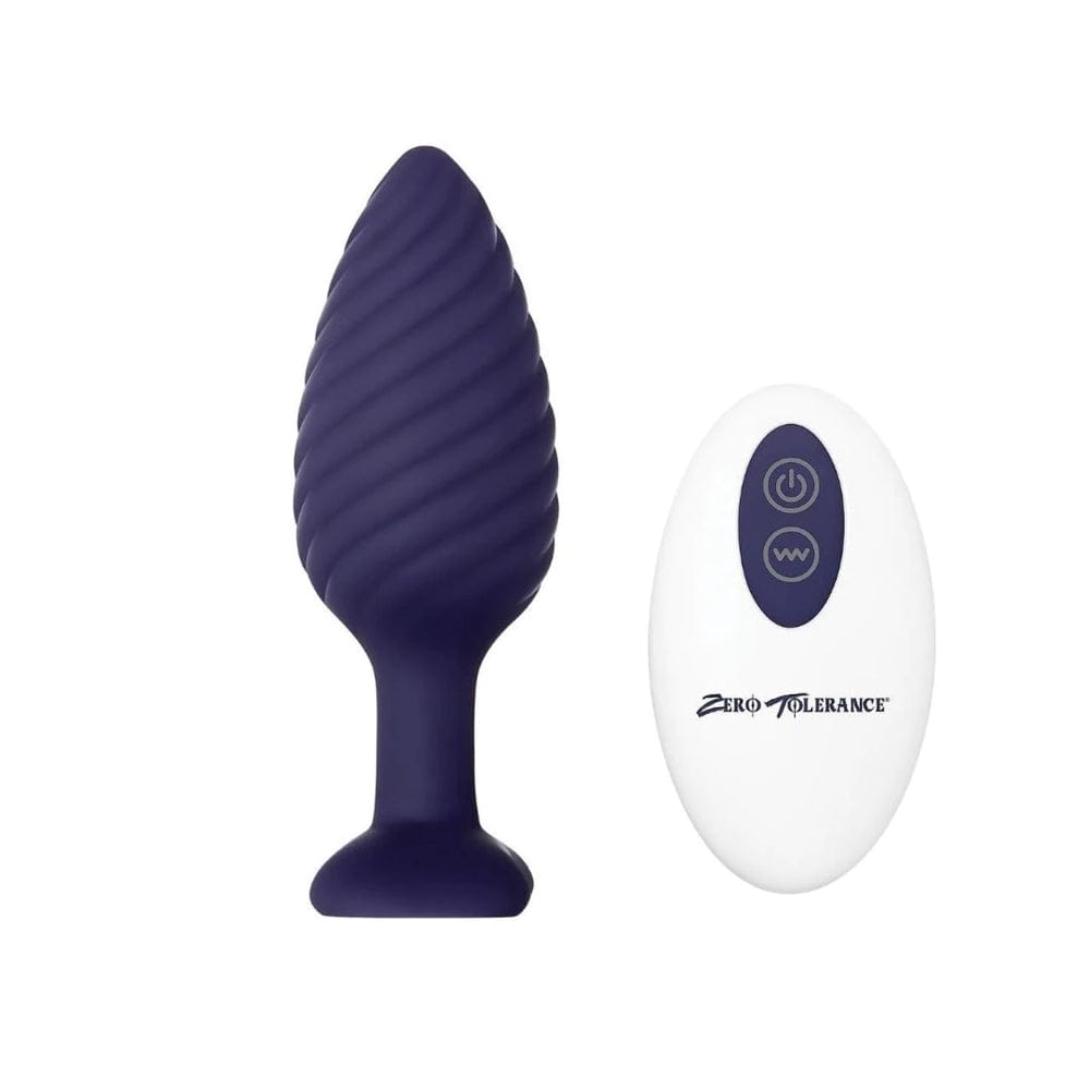 Zero Tolerance® Wicked Twister Remote Vibrating Butt Plug with Remote - Rolik®